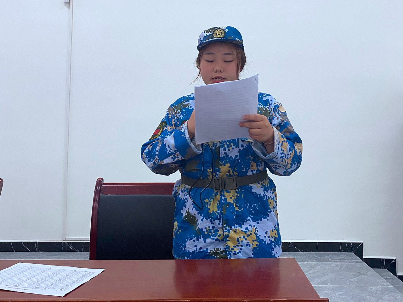 2021级新生军训发动大会