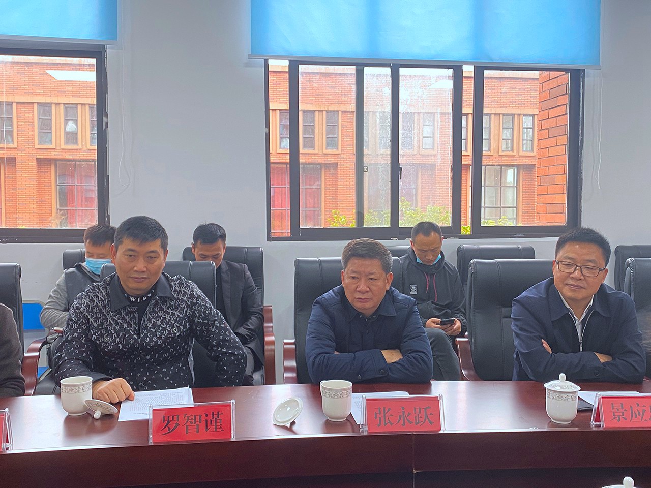 省政府督学张永跃一行莅临我校指导事情